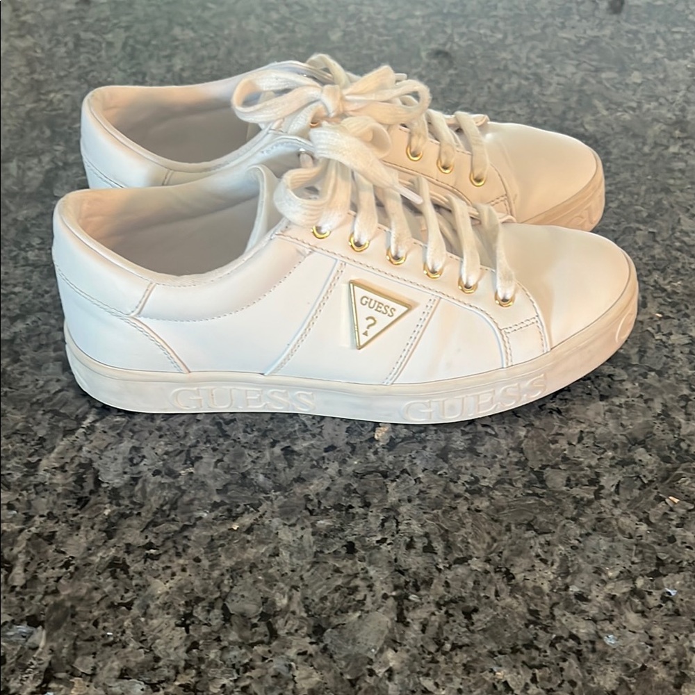 Guess White Sneakers 8.5